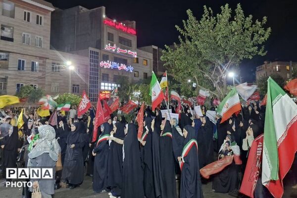 همدلی و تجدید عهد مهدوی در تجمعات مردمی شهر گلستان