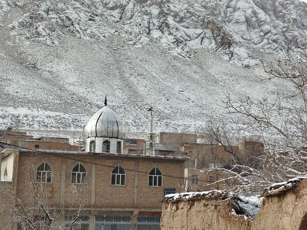 برف زمستانی در شهرستان بن 