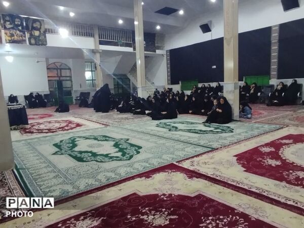 مراسم عزاداری شهادت رهبر معظم انقلاب در روستای مهدی آباد خلیل آباد