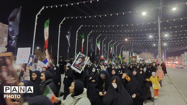خروش انقلابی مردم ولایتمدار شیروان 