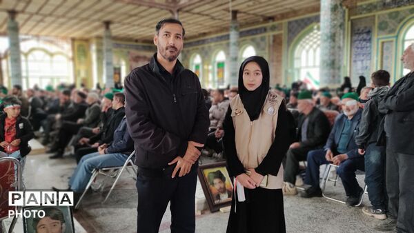 مراسم گرامیداشت چهلم امام شهید در گلزار شهدای  شهر بار نیشابور-۲