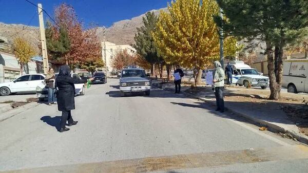 برگزاری مانور زلزله در مدرسه دانش سی سخت 