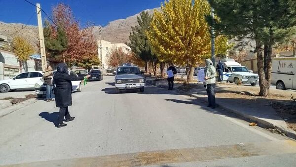 برگزاری مانور زلزله در مدرسه دانش سی سخت 
