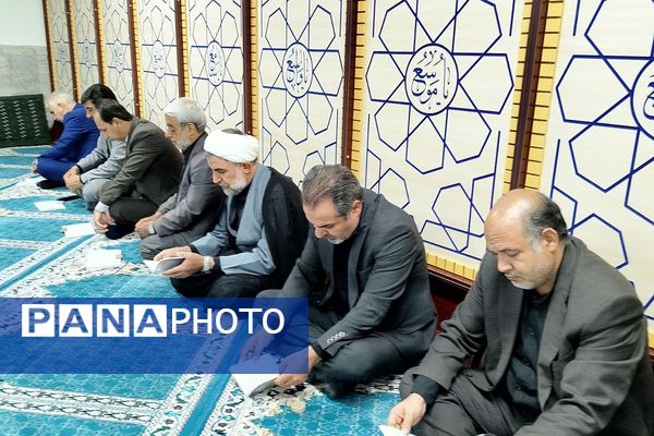 مراسم ارتحال امام خمینی (ره) در اداره آموزش و پرورش ناحیه دو شهرری 