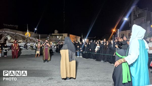 تعزیه خوانی در میدان امام خمینی ره شهرستان مرند