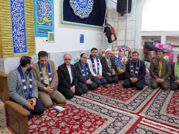 بازدید قائم‌مقام سازمان دانش‌آموزی از اعتکاف دانش‌آموزان پیشتاز اسفراین