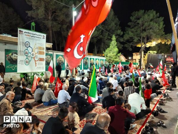 عزاداری دهه آخر ماه صفر در خیابان 