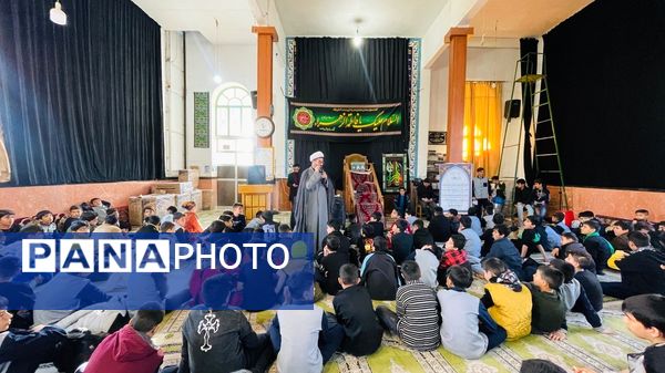 مراسم شهادت حضرت زهرا (س) در مدرسه معلم آشخانه 