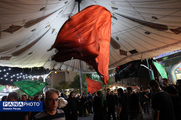 عزاداری شب عاشورا در محله دولت آباد تهران