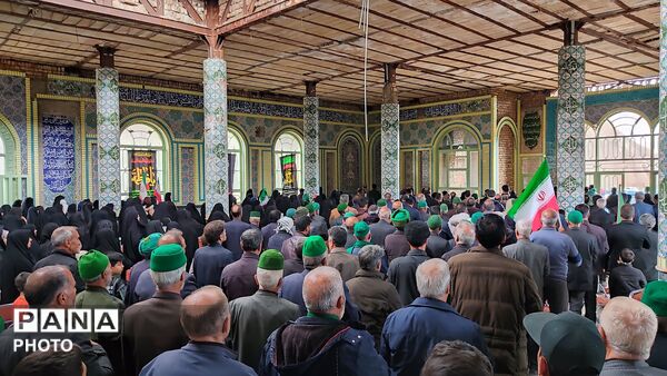 مراسم گرامیداشت چهلم امام شهید در گلزار شهدای  شهر بار نیشابور-۱
