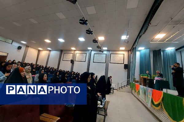 افتتاحیه طرح مصباح الهدی و جشن میلاد حضرت زینب(س) دبیرستان ریحانه النبی باقرشهر 