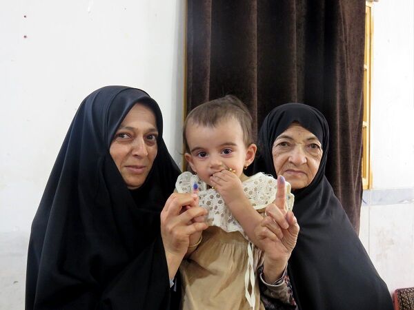 دور دوم انتخابات چهاردهمین دوره ریاست‌جمهوری در شهر درق