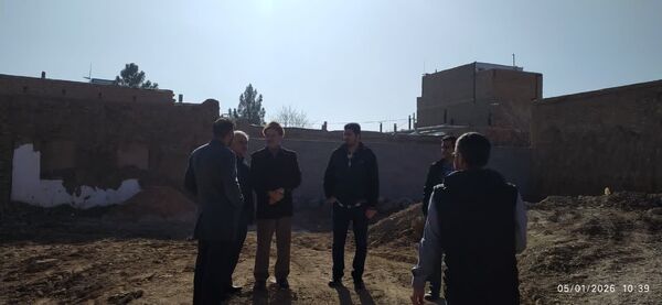 بازدید مدیرکل نوسازی استان خراسان شمالی از پروژه‌های شهرستان گرمه 