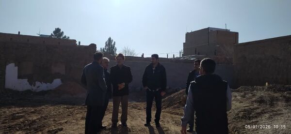 بازدید مدیرکل نوسازی استان خراسان شمالی از پروژه‌های شهرستان گرمه 