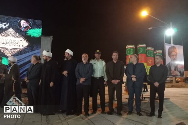 شکوه بیعت اهالی زرقان با آرمان‌های رهبر شهید