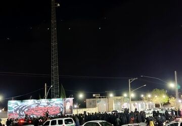 گلباف در سوگواری شهادت رهبر معظم انقلاب اسلامی 
