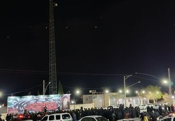 گلباف در سوگواری شهادت رهبر معظم انقلاب اسلامی 