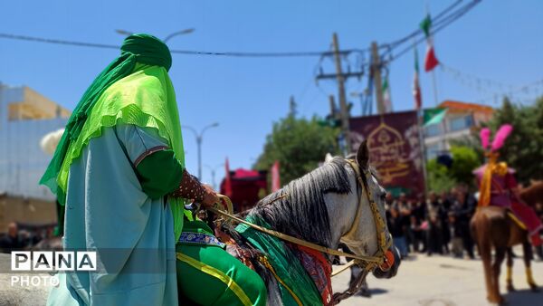 دمق به رنگ عاشورا