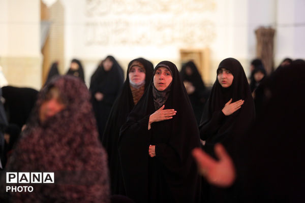 مراسم سالروز شهادت امام جواد(ع) در حرم بانوی کرامت