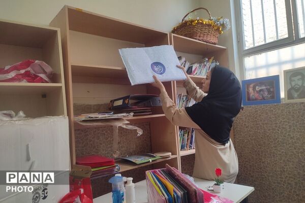  آماده‌سازی مدرسه شهید معظم برای اول مهر 