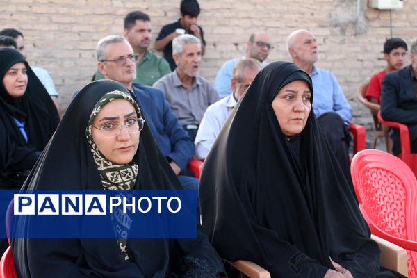 آیین کلنگ‌زنی مدرسه ۶ کلاسه فرهنگی فرهیخته زنده‌یاد زهیری 