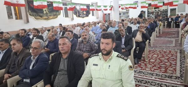 برگزاری یادواره شهدا در روستای نامن شهرستان داورزن