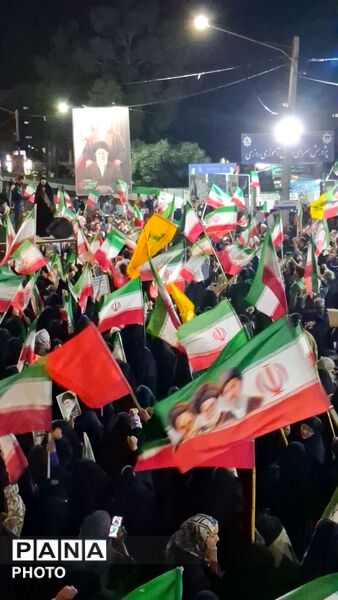 پنجاه و هفتمین شب از اجتماعات مردمی در شهرستان کاشمر 