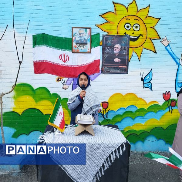 پنجمین سالگرد سردار قاسم سلیمانی در مدرسه شهید خاقانی شیروان