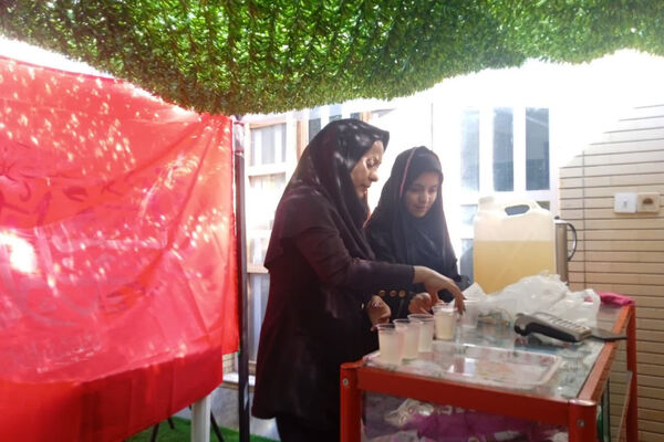 استقبال از شهید گمنام به میزبانی دبیرستان در ادب 