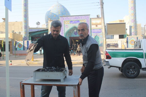 مراسم تشییع پیکر پنج شهید گمنام در بوشهر