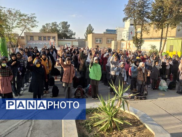 مراسم صبحگاه در شهرستان کاشمر