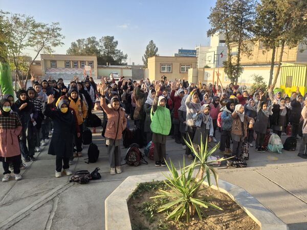 مراسم صبحگاه در شهرستان کاشمر