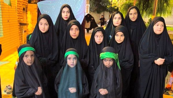 کودکان حسینی در غم عزاداری شهادت حضرت رقیه سلام الله علیها 