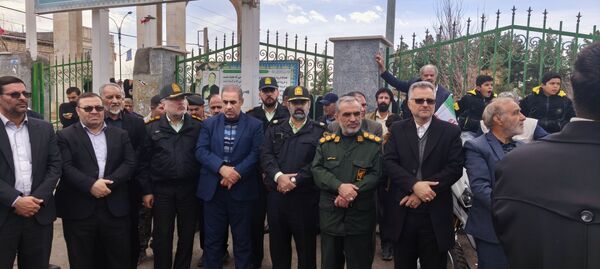 شور و حماسه راهپیمایی 22 بهمن در شهر جعفریه