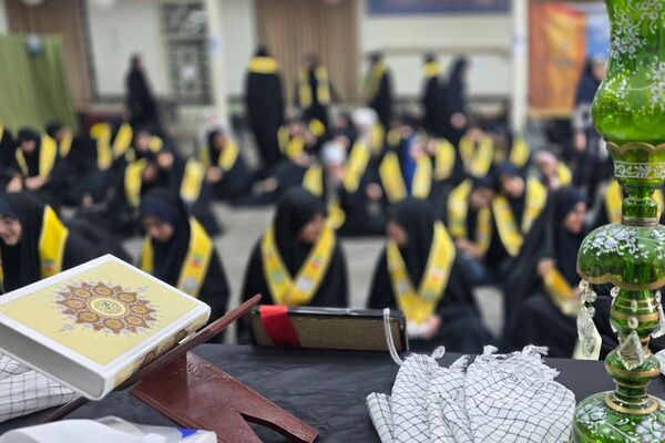 اختتامیه اعتکاف دانش‌آموزی رباط‌کریم با حضور مسئولان