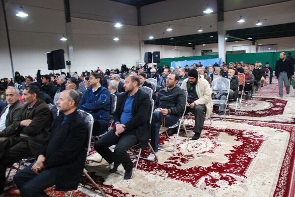 برگزاری مراسم یادبود شهید سید حسن نصرالله در مصلی قیامدشت ری یک