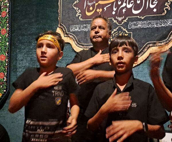 شب هفتم محرم در هیات باقرالعلوم نیشابور 