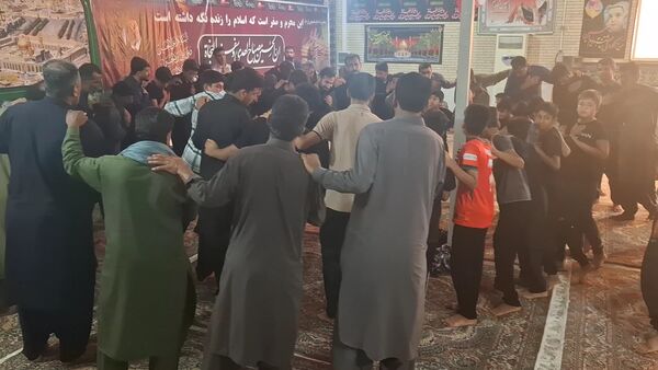 مراسم عاشورای حسینی در شهرستان قلعه‌گنج