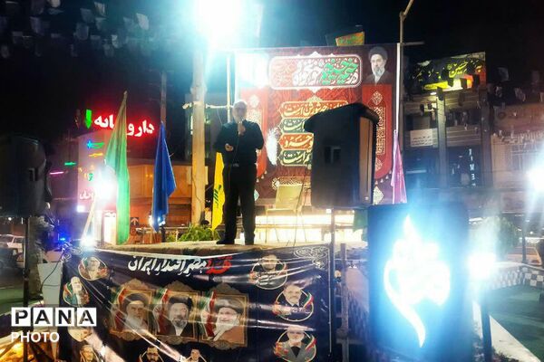 طنین‌انداز شدن فریاد «لبیک یا خامنه‌ای» در قلب فیروزکوه 