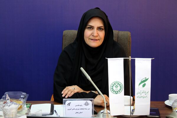 افتتاحیه وبیناری مجلس دانش آموزی جمهوری اسلامی ایران در زنجان 