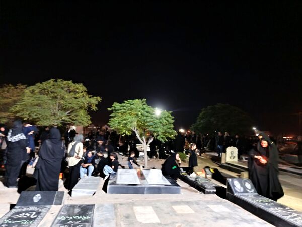 برگزاری مراسم شام غریبان در دهستان رزق آباد