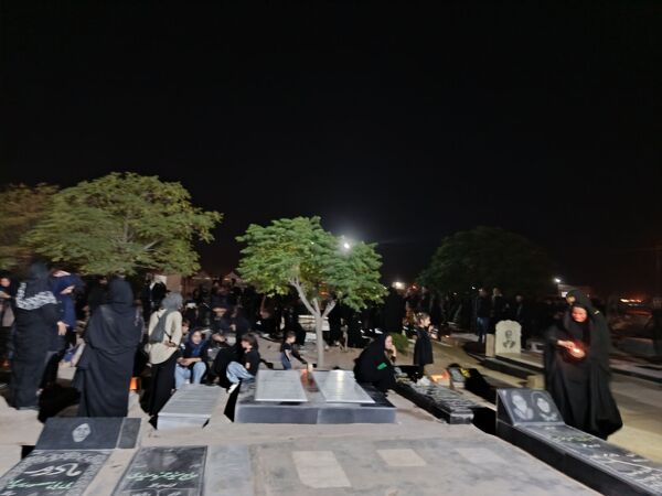 برگزاری مراسم شام غریبان در دهستان رزق آباد