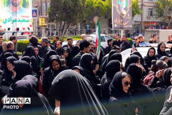 وداع با شکوه با شهید وطن