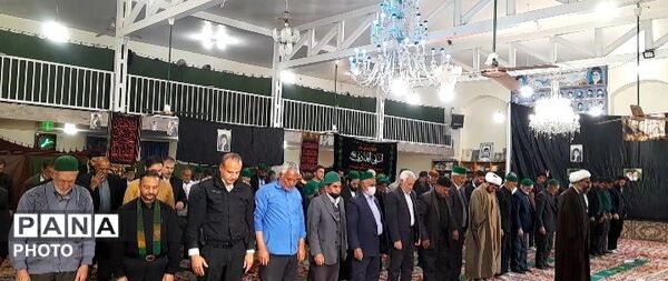  اقامه نماز عبادی سیاسی جمعه همزمان با سی و چهارمین روز شهادت قائد امت حضرت آیت الله خامنه‌ای 