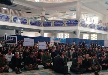 شهر لردگان امروز شاهد تجلی قدرت مردمی بسیجی بود