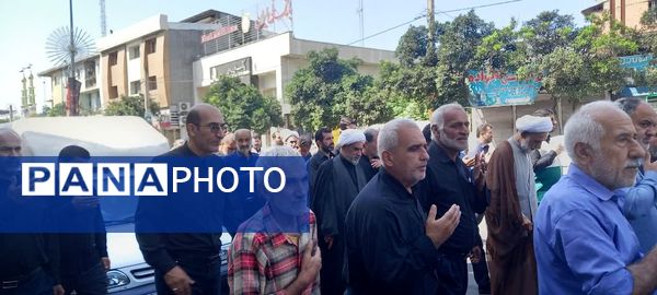 عزاداری شهادت ثامن‌الحجج(ع) در جویبار