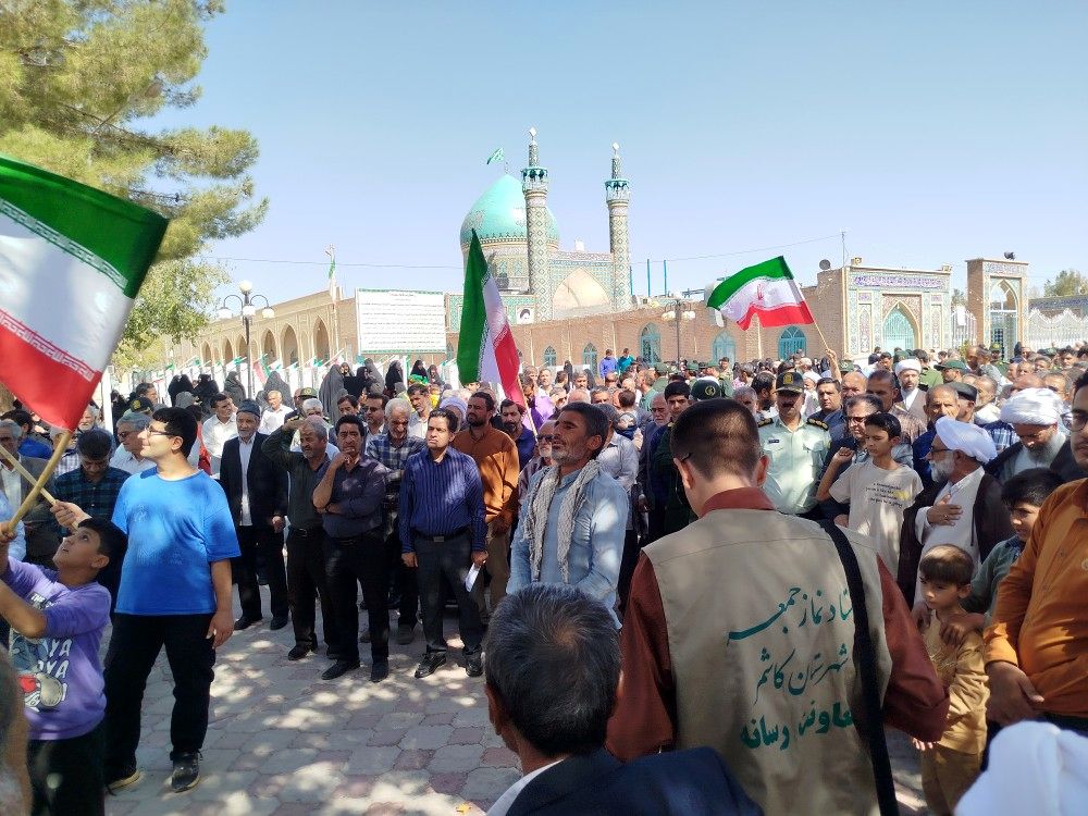 خروش مردم کاشمر در «جمعه خشم»؛ از امامزاده سید حمزه (ع) تا گلزار شهدا