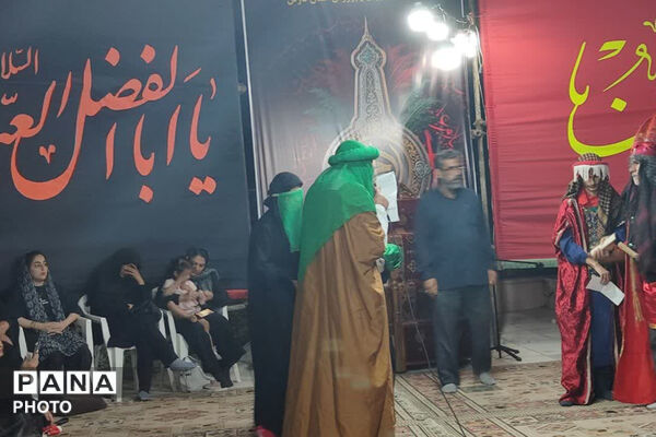 سوگ شب هشتم محرم در جوار مزار شهید گمنام آموزش و پرورش فارس