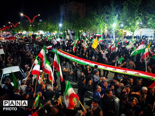 عزاداری هیأت های روستای سعد الدین در مراسم شبانه شهرستان کاشمر