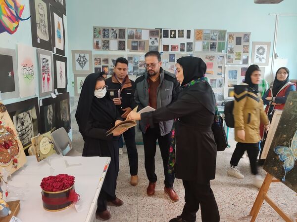 نمایشگاه ماها در هنرستان بصیرت آشخانه